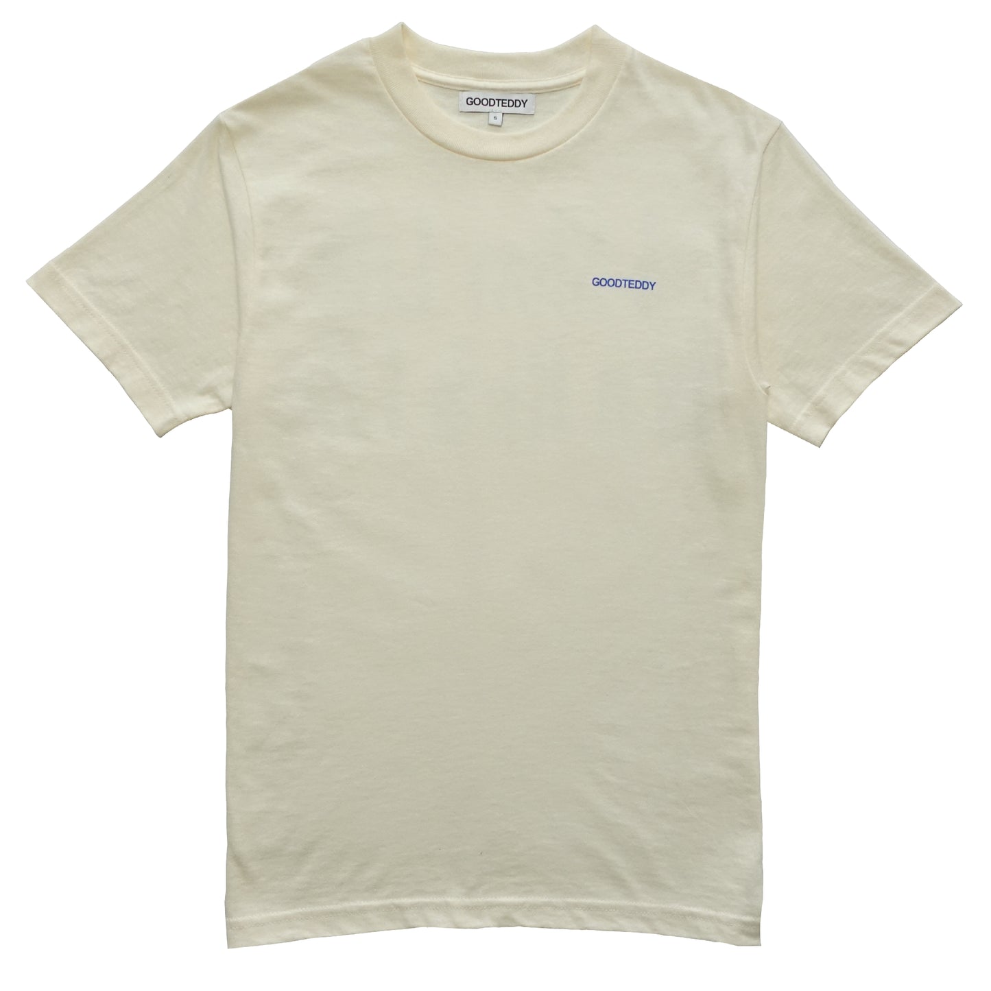 SLOW LIFE TEE - CREMA/BLUE